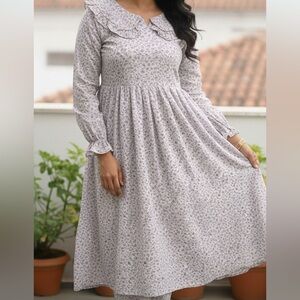 Floral Long Sleeve Dress